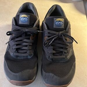 Lems Trailhead Hiking Shoes Men 12.5 Stormy Night Gray Leather